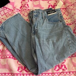 Abercrombie & Fitch Light Blue Barrel Jeans